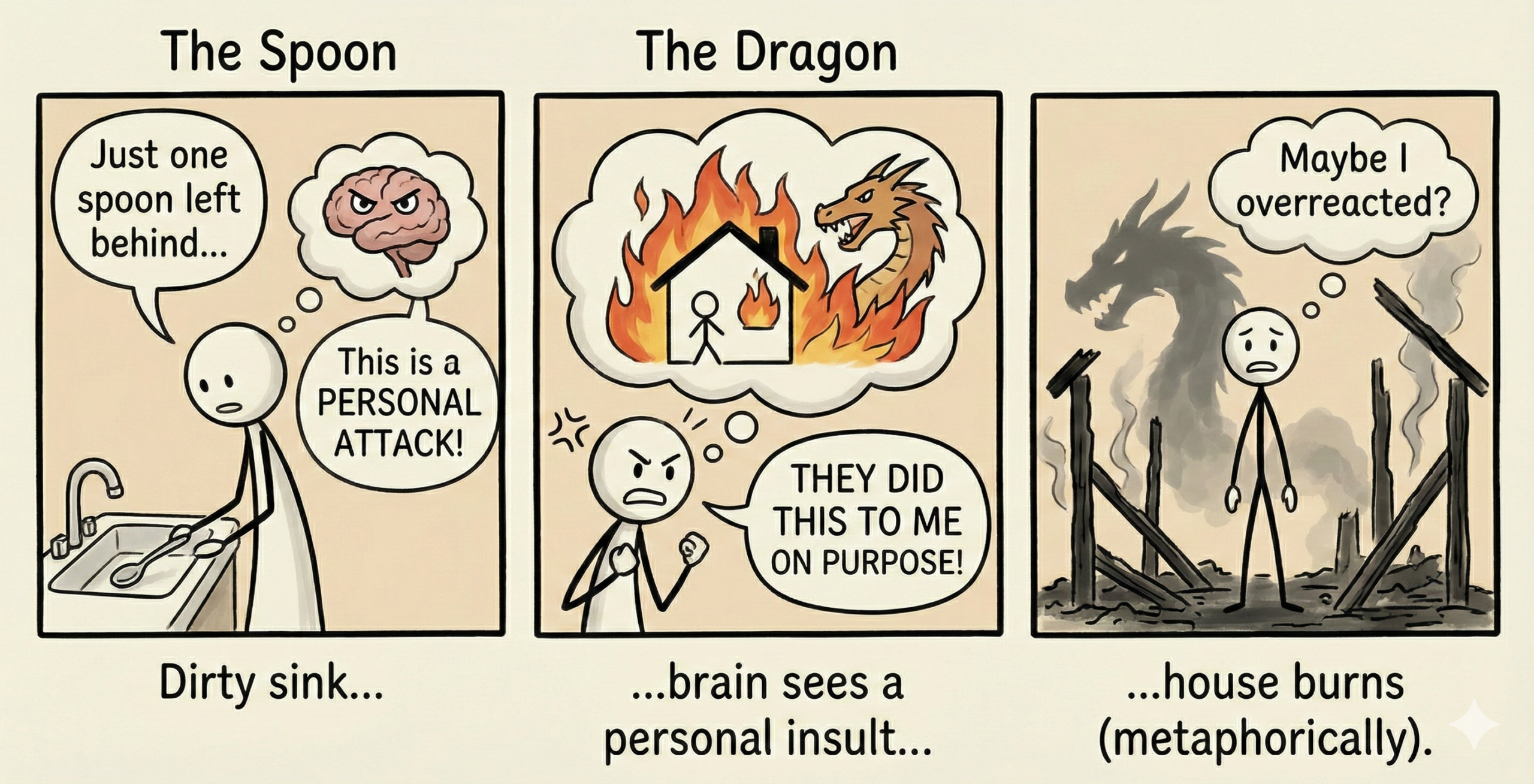 Shadow Work System Stage 1 -Awareness- Spoon Dragon